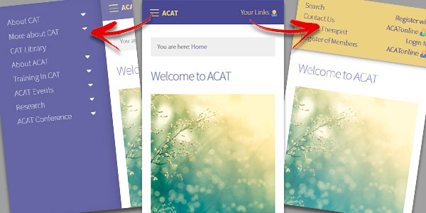 ACAT Mobile-Friendly Navigation Position